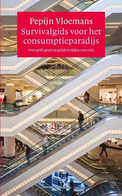 Survivalgids voor het consumptieparadijs: over geld, groei en geluk in tijden van crisis – omslag van het luisterboek van Pepijn Vloemans