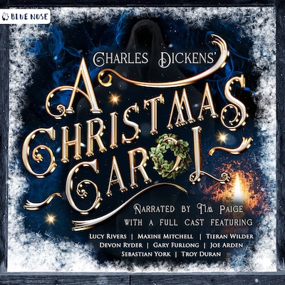 A Christmas Carol (Blue Nose Edition) – omslag til lydbogen af Charles Dickens