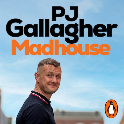 Madhouse – omslag til lydbogen af PJ Gallagher
