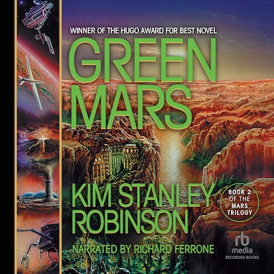 Green Mars – omslag til lydbogen af Kim Stanley Robinson