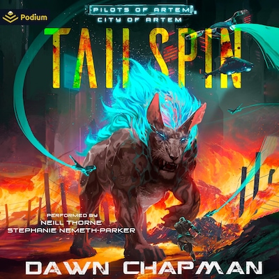 Tailspin – omslag til lydbogen af Dawn Chapman