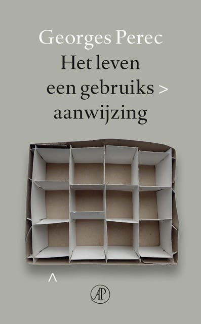 Het leven een gebruiksaanwijzing – omslag van het luisterboek van Georges Perec
