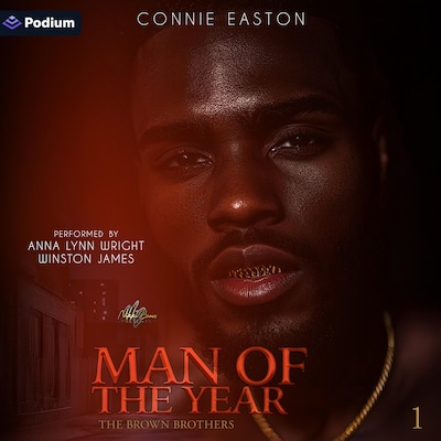 Man of the Year – omslag til lydbogen af Connie Easton