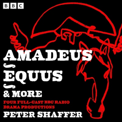 Amadeus, Equus & more – omslag til lydbogen af Peter Shaffer