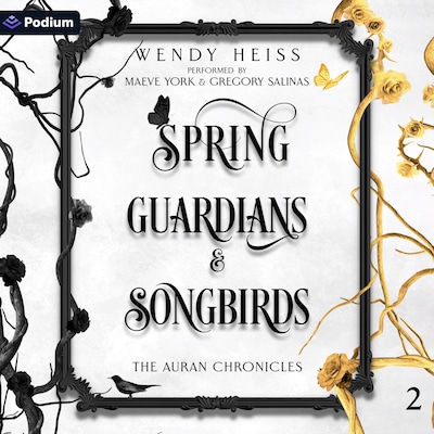 Spring Guardians & Songbirds – omslag til lydbogen af Wendy Heiss