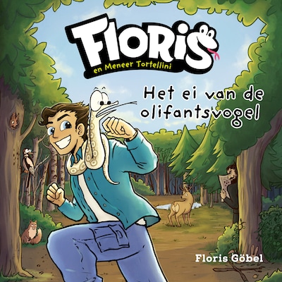 Het ei van de olifantsvogel – omslag van het luisterboek van Floris Göbel