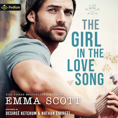 The Girl in the Love Song – omslag til lydbogen af Emma Scott