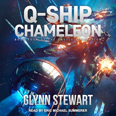 Q-Ship Chameleon – omslag til lydbogen af Glynn Stewart