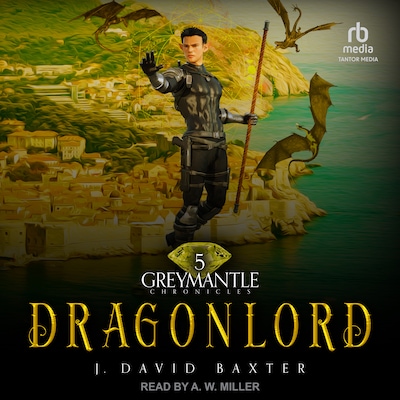 Dragonlord – omslag til lydbogen af J. David Baxter