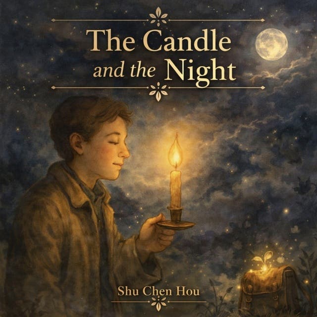 The Candle and the Night: A Lyrical Fable on the Beauty of Legacy, Love, and the Light We Leave Behind – omslag til lydbogen af Shu Chen Hou