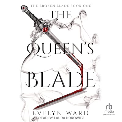 The Queen's Blade – omslag til lydbogen af Evelyn Ward