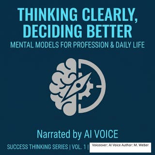 Think Clearly, Decide Better: Mental Models for Work, Everyday Life, and Complex Decisions – omslag till ljudboken av M. Weber
