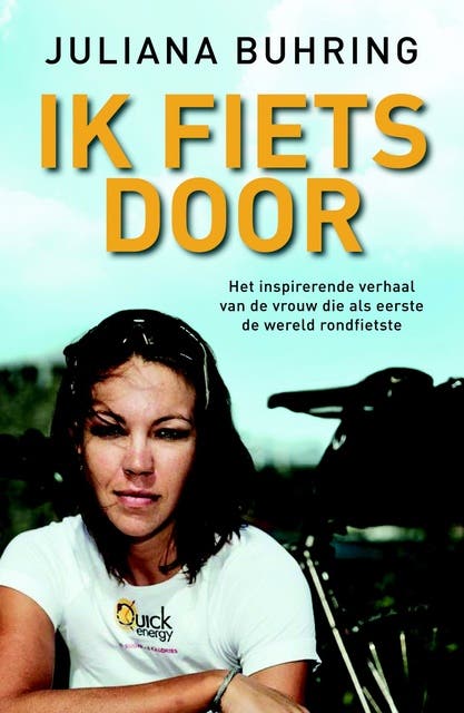 Ik fiets door – omslag van het luisterboek van Juliana Buhring