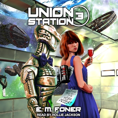High Priest on Union Station – omslag til lydbogen af E.M. Foner