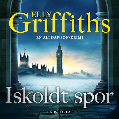 Iskoldt spor – omslag til lydbogen af Elly Griffiths