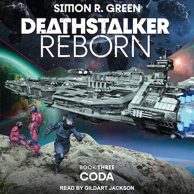 Deathstalker Coda – omslag til lydbogen af Simon R. Green