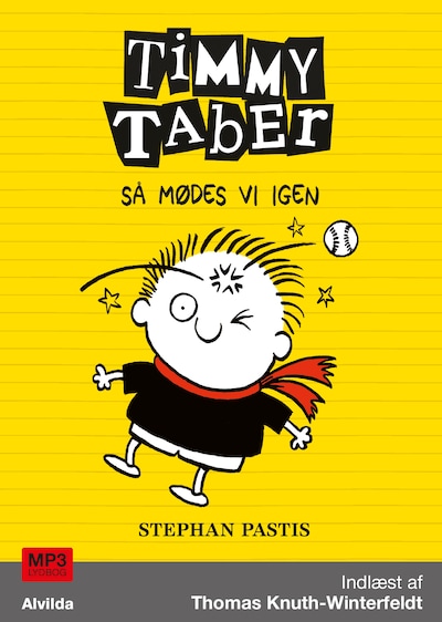 Timmy Taber 3: Så mødes vi igen – omslag til lydbogen af Stephan Pastis