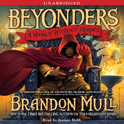 A World Without Heroes – omslag til lydbogen af Brandon Mull