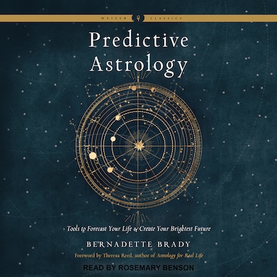 Predictive Astrology – omslag til lydbogen af Bernadette Brady