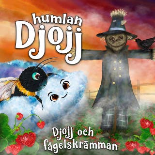 Djojj och fågelskrämman – omslag till ljudboken av Staffan Götestam
