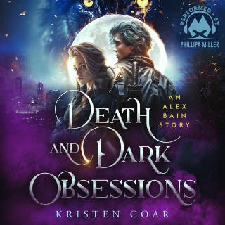 Death and Dark Obsessions: A Romantic Urban Fantasy Thriller – omslag till ljudboken av Kristen Coar