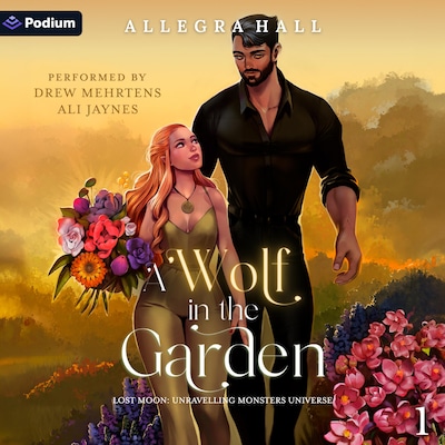 A Wolf in the Garden – omslag til lydbogen af Allegra Hall