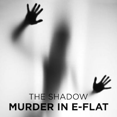 Murder in E-Flat – omslag til lydbogen af The Shadow
