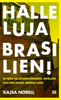 Halleluja Brasilien! – omslag till ljudboken av Kajsa Norell