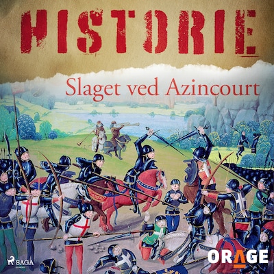 Slaget ved Azincourt – omslag til lydbogen af Orage