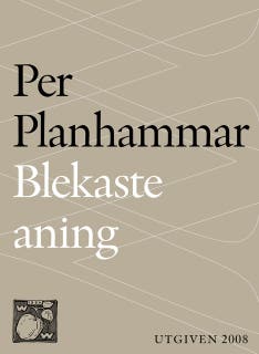 Blekaste aning – omslag till ljudboken av Per Planhammar