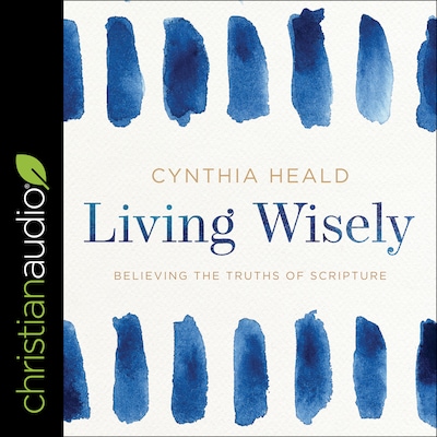 Living Wisely – omslag til lydbogen af Cynthia Heald