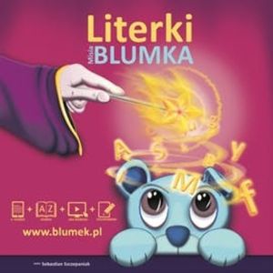 Literki Misia Blumka – okładka audiobooka, autor Sebastian Szczepaniak