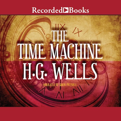 The Time Machine – omslag til lydbogen af H.G. Wells