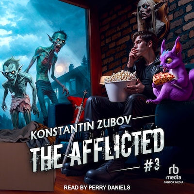 The Afflicted #3 – omslag til lydbogen af Konstantin Zubov