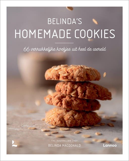 Belinda's homemade cookies: 66 verrukkelijke koekjes uit heel de wereld – omslag van het luisterboek van Belinda MacDonald