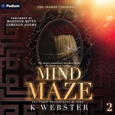 Mind Maze – omslag til lydbogen af K Webster