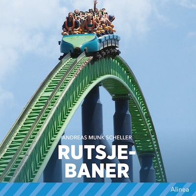 Rutsjebaner – omslag til lydbogen af Andreas Munk Scheller