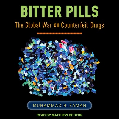 Bitter Pills – omslag til lydbogen af Muhammad H. Zaman