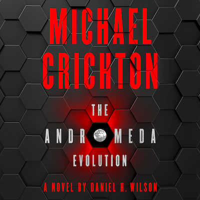 The Andromeda Evolution – omslag til lydbogen af Michael Crichton, Daniel H. Wilson