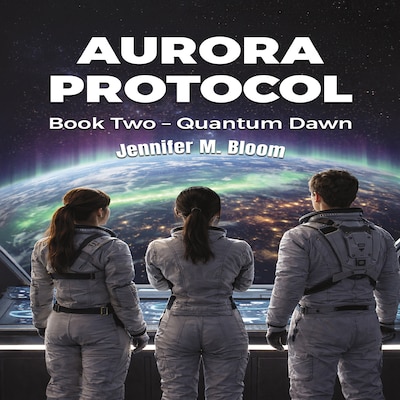 Aurora Protocol – omslag til lydbogen af Jennifer M. Bloom