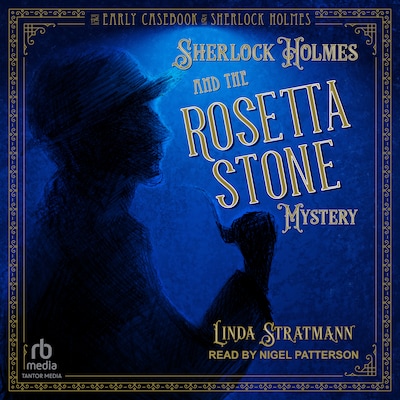 Sherlock Holmes and the Rosetta Stone Mystery – omslag til lydbogen af Linda Stratmann