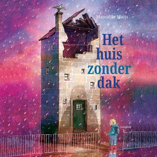 Het huis zonder dak – omslag van het luisterboek van Manoëlle Maijs