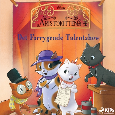 Aristokittens 4: Det Forrygende Talentshow – omslag til lydbogen af Disney
