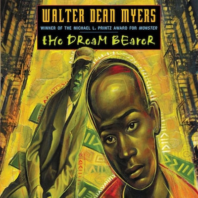 The Dream Bearer – omslag til lydbogen af Walter Dean Myers