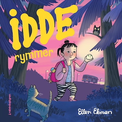 Idde rymmer – omslag till ljudboken av Ellen Ekman