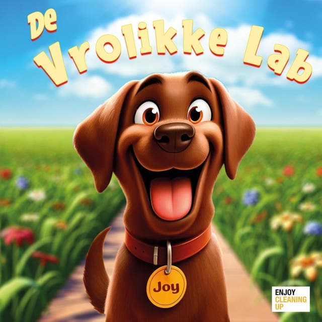 De Vrolikke Lab – omslag van het luisterboek van Alex van Eck
