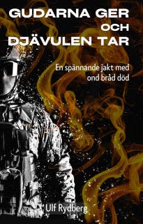 Gudarna ger och Djävulen tar – omslag till ljudboken av Ulf Rydberg