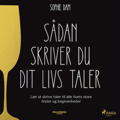 Sådan skriver du dit livs taler – omslag til lydbogen af Sophie Dam