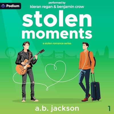 Stolen Moments – omslag til lydbogen af A. B. Jackson