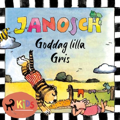 Goddag lilla Gris – omslag till ljudboken av Janosch